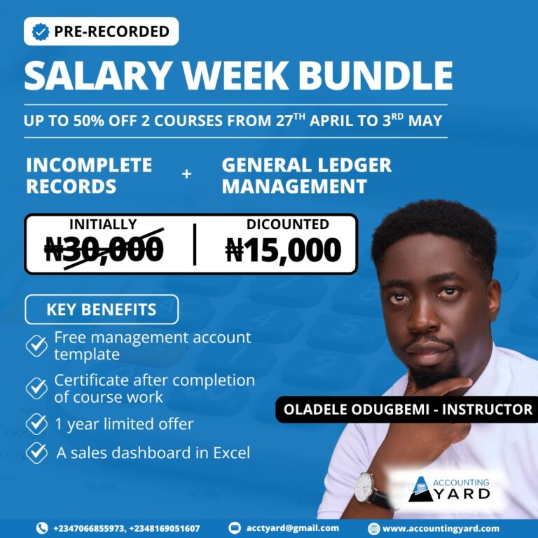 Salary Bundle: Incomplete Records & General Ledger Management