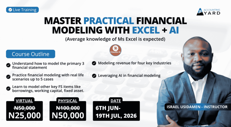 Financial Modelling with Excel and AI