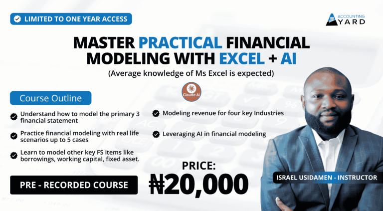 Financial Modelling with Excel and AI